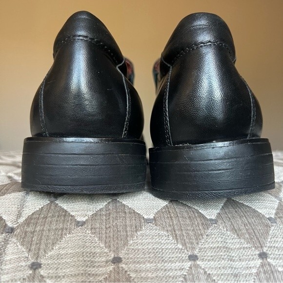 Johnston & Murphy Black Leather Square Toe Slip On Loafer Shoes Men\'s Size‎ 12 main image 12